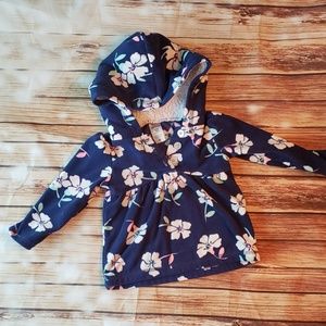 Blue Floral Pullover